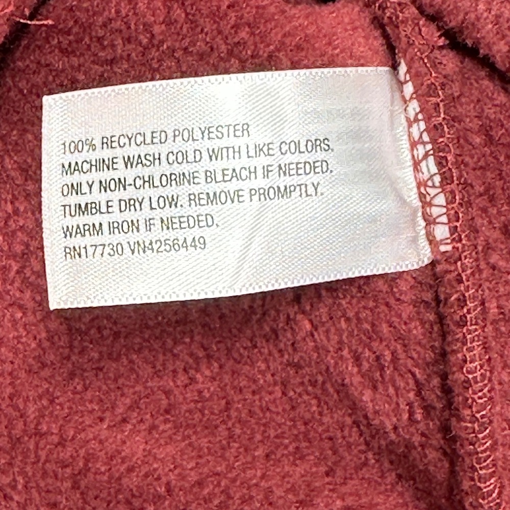 Goodfellow & Co Mens Maroon Fleece Shacket Button Up Jacket  Medium NEW - Picture 7 of 8